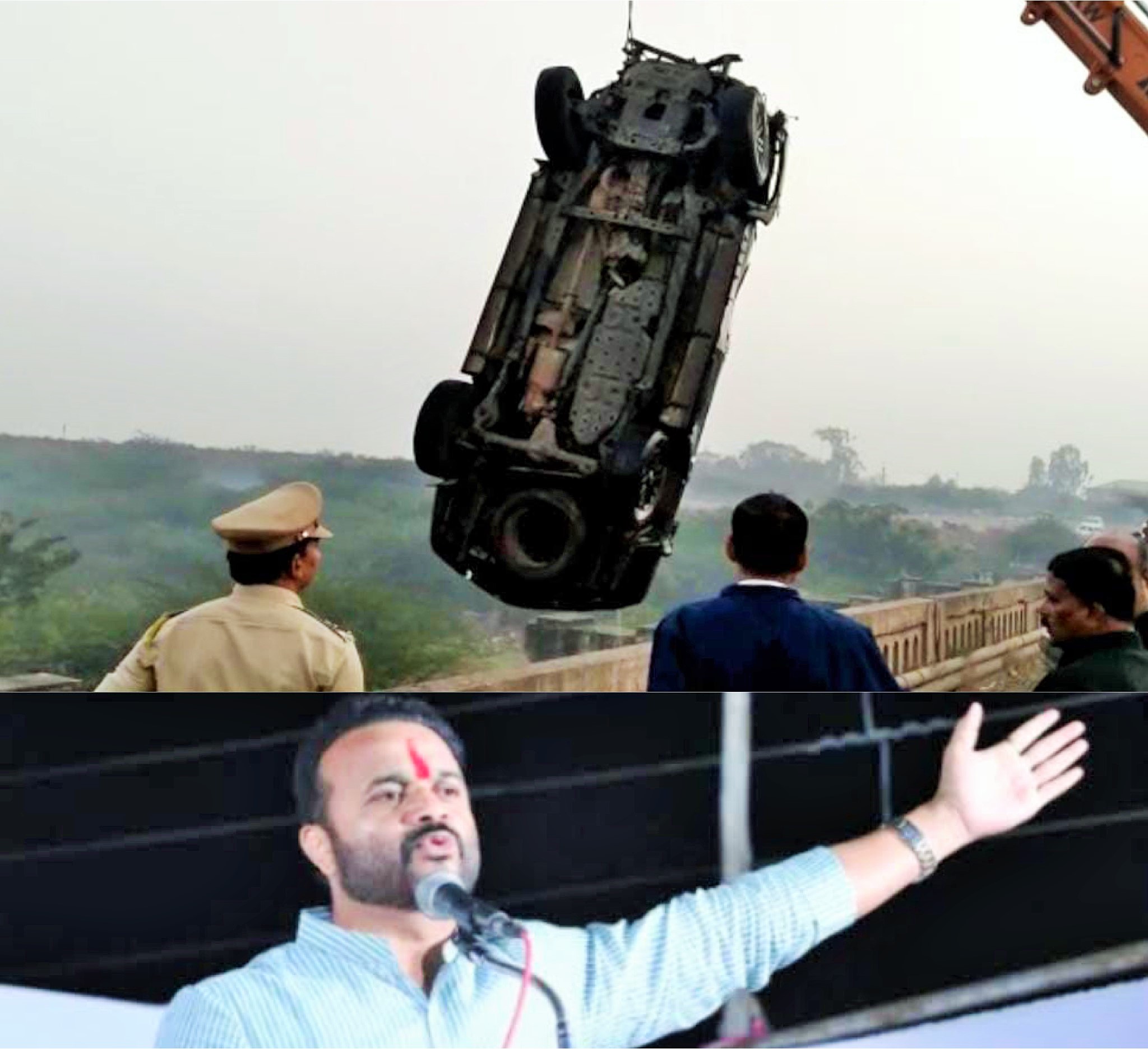 आमदार जयकुमार गोरे यांचा अपघात ; वाहन चालकाची प्रकृती गंभीर